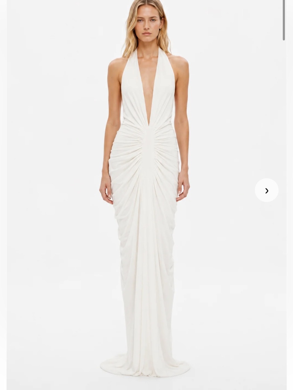 MISHA - The Venus Gathered Cupro Dress